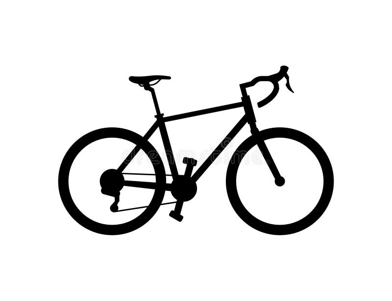 Road Bike stock vector. Illustration of black, city - 147206485