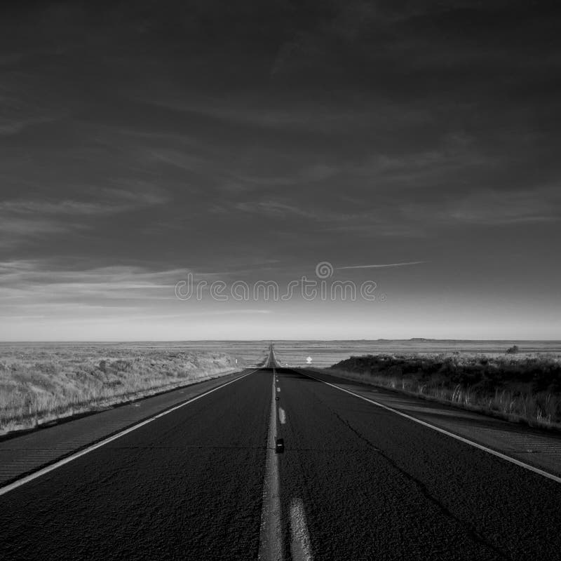Road Black and White