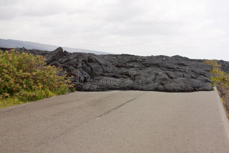 Image result for kilauea volcano images road