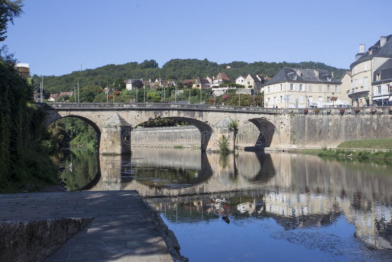 Road Bridge over River VÃ©zÃ¨re at Montignac