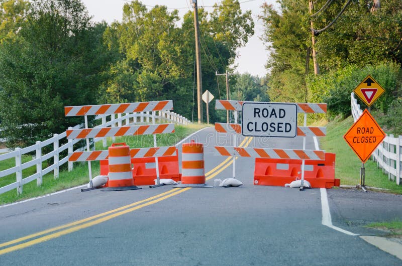 Road closed