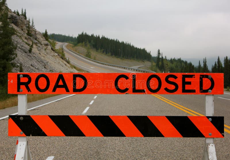 Road Closed Sign