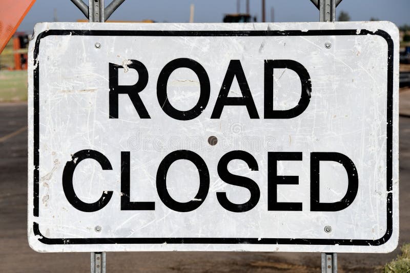 Road Closed Sign