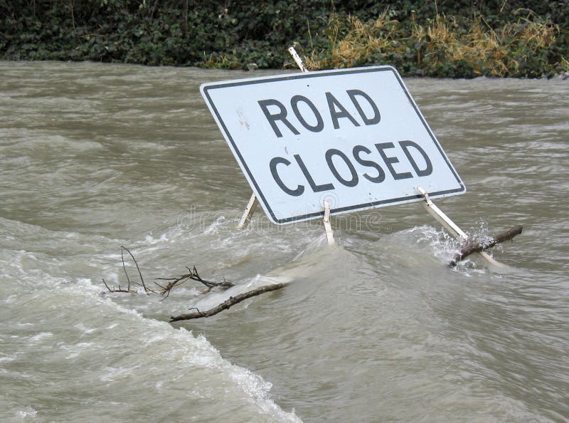Road Closed By Water