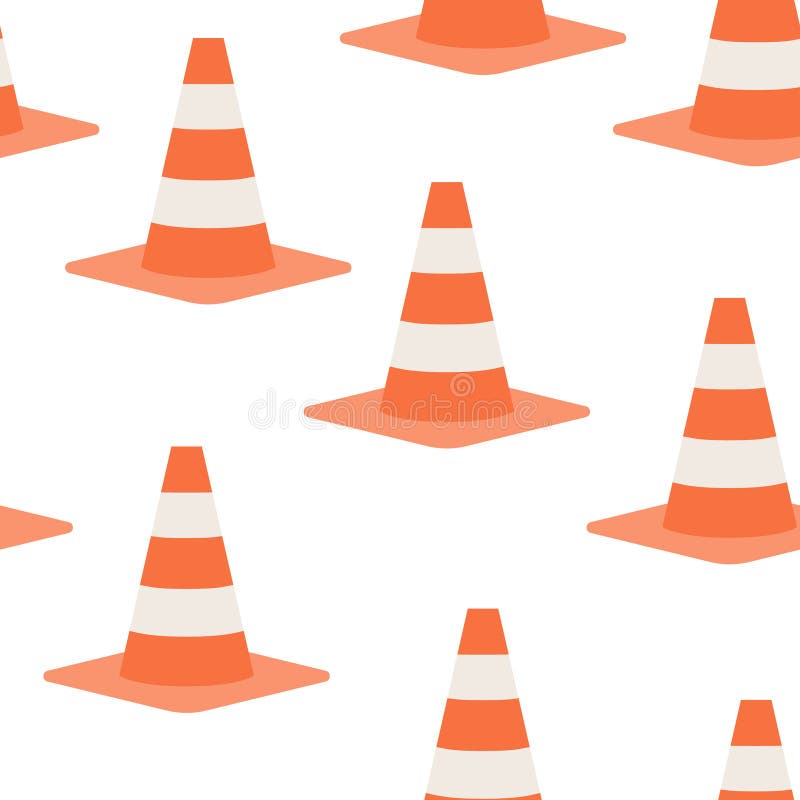 Traffic Cones Texture Stock Illustrations 40 Traffic Cones Texture