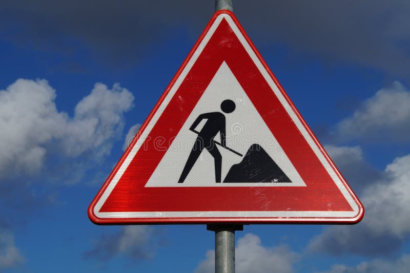 Road Construction Warning And Safety Sign Stock Photo Image 50861484
