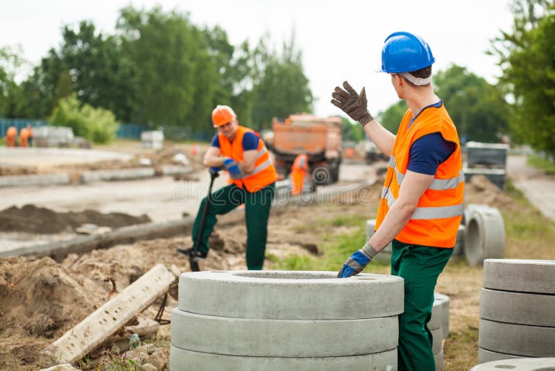 Road Construction Work Zone Stock Image Image of renewal, safety