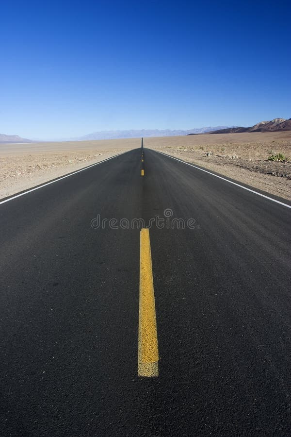 Road through Death Valley