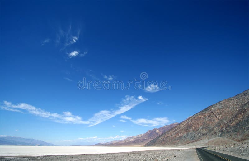 Road through Death Valley