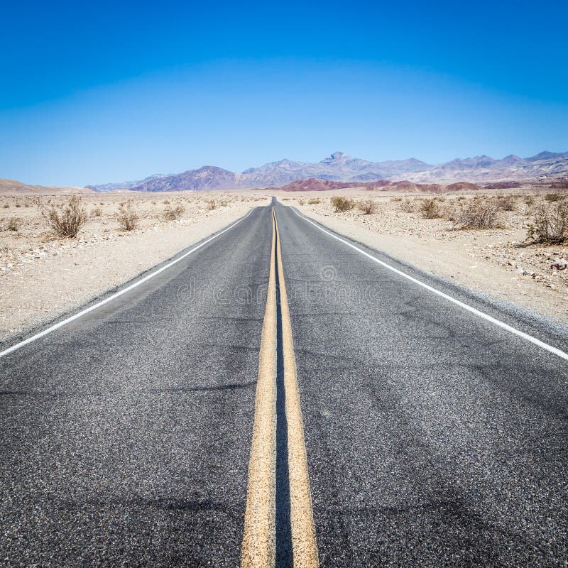 Road in the desert stock image. Image of nature, scene 38657691
