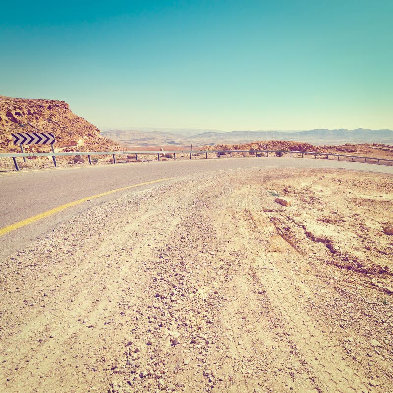 Road In Desert Stock Photo Image Of Hill Countryside 32680802