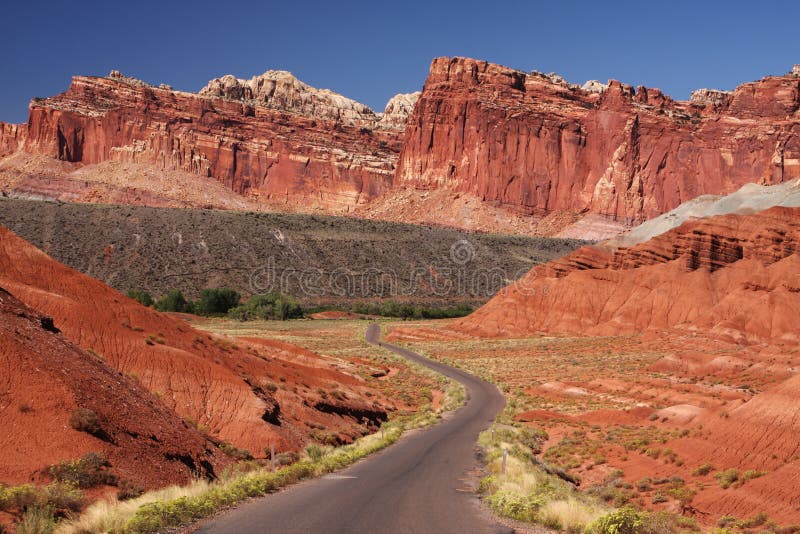 Road forward stock photo