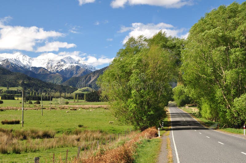 Road from Hanmer Springs to Kaikoura