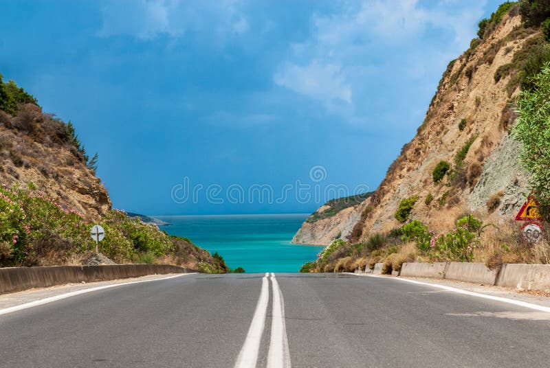 All Roads Lead To the Beach. Stock Image Image of travel, road 155104439