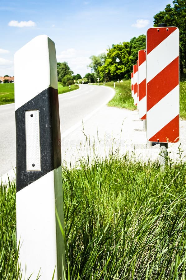 Road marker stock photo. Image of bright, steel, sparse 29547664