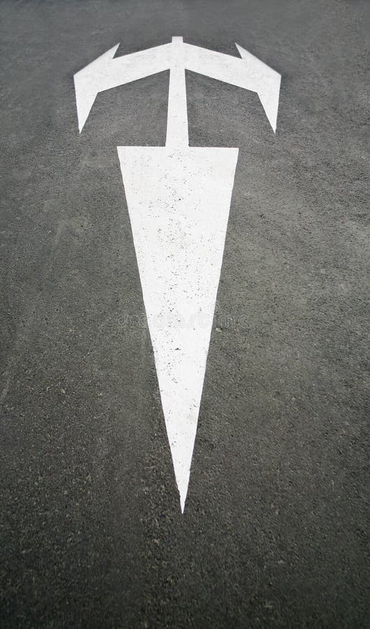 Road marking royalty free stock images
