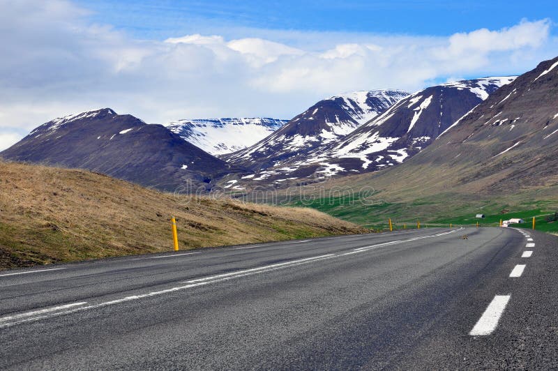 Road and mountain