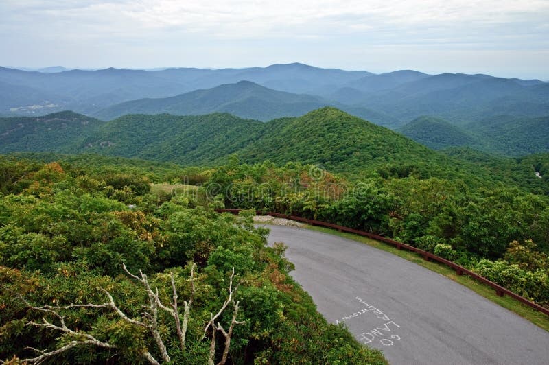 Road in the Mountains to Brasstown Bald