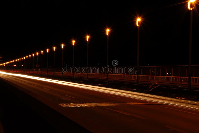 Road in the night