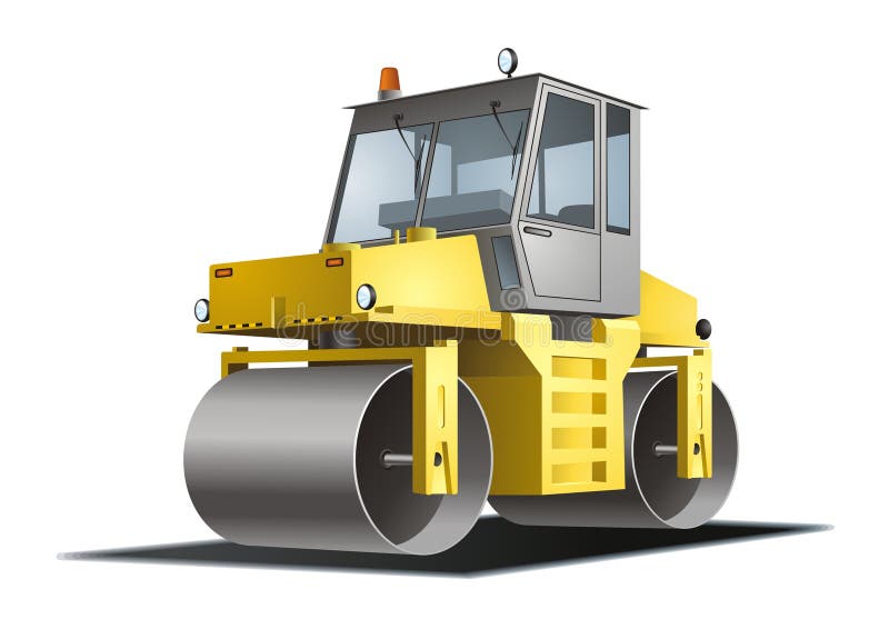 Road roller royalty free illustration Road roller royalty free illustration