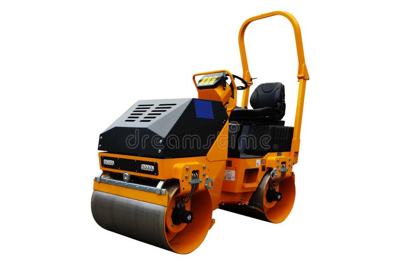 Road roller stock photography