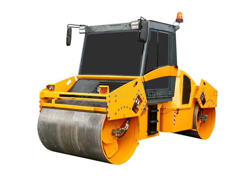 Road roller royalty free stock photo