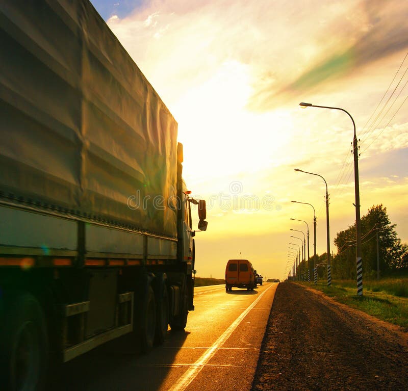 Download Road Route Blur Truck Russia Stock Image - Image of delivery, golden: 45417739