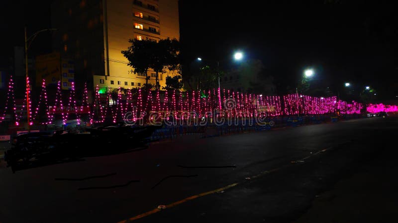 road side view night