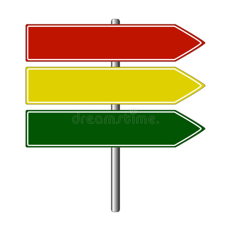 Road sign colors