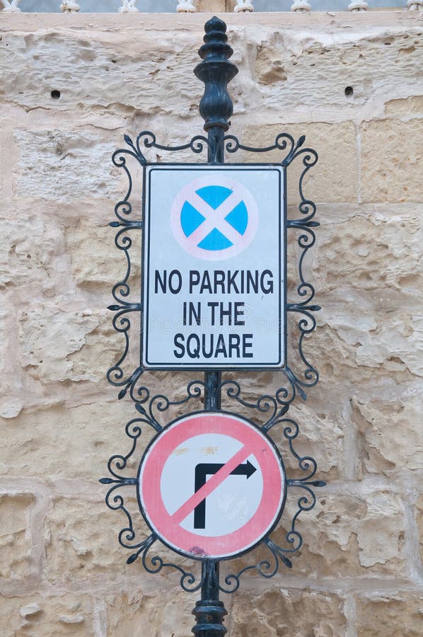 Road Sign Indicating Prohibited Parking Stock Photos Free & Royalty