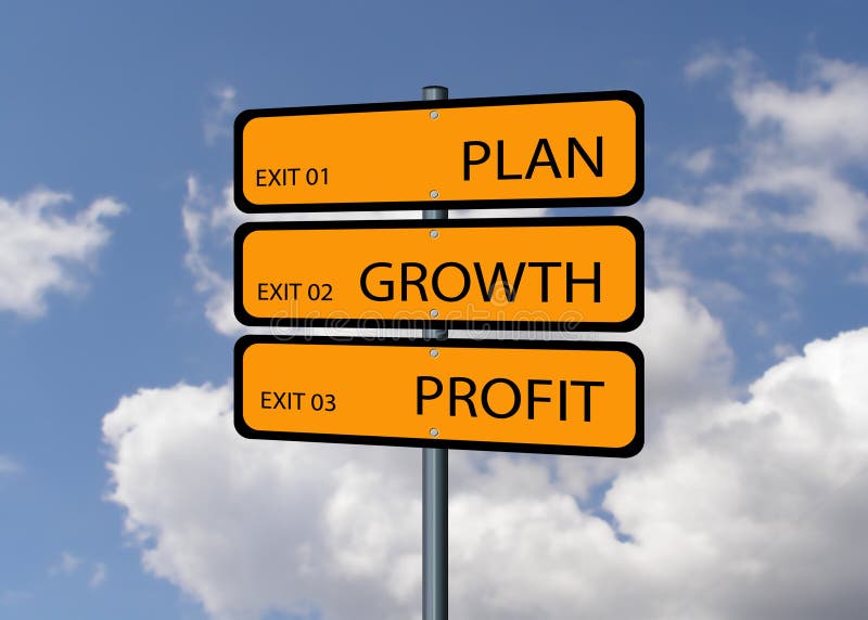 Road sign to prosperity stock image. Image of directions 8123277