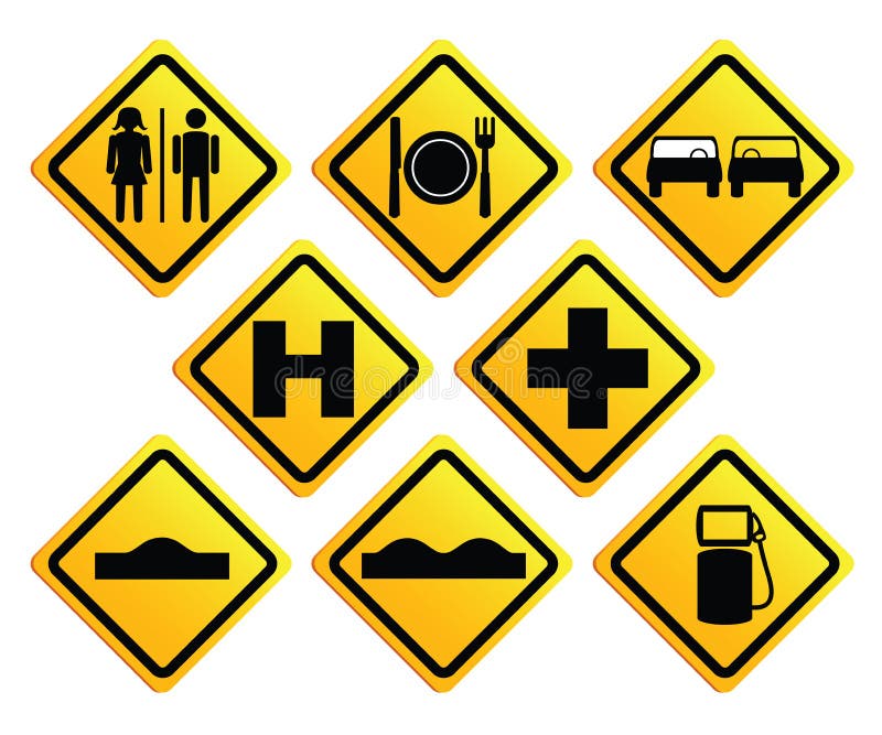 Road Curve Signs Stock Illustrations 1183 Road Curve Signs Stock