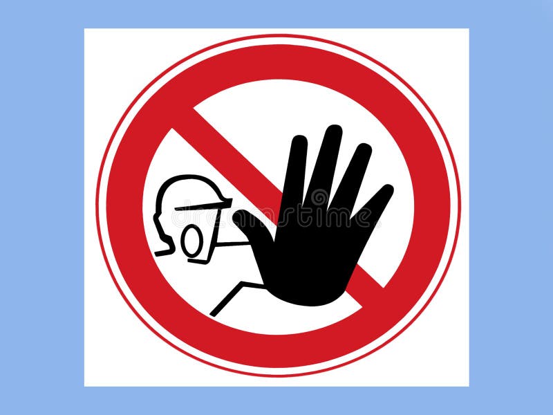 Road Stop Sign on the Blue Background Stock Illustration Illustration