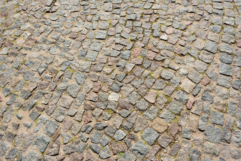 The Road Surface of the Stones Stock Photo Image of path, closeup