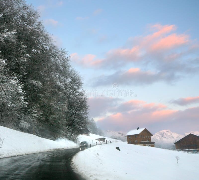 Road to the Alps