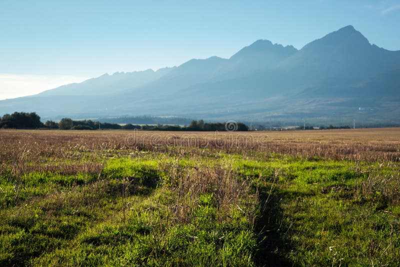 Road to High Tatra mountains