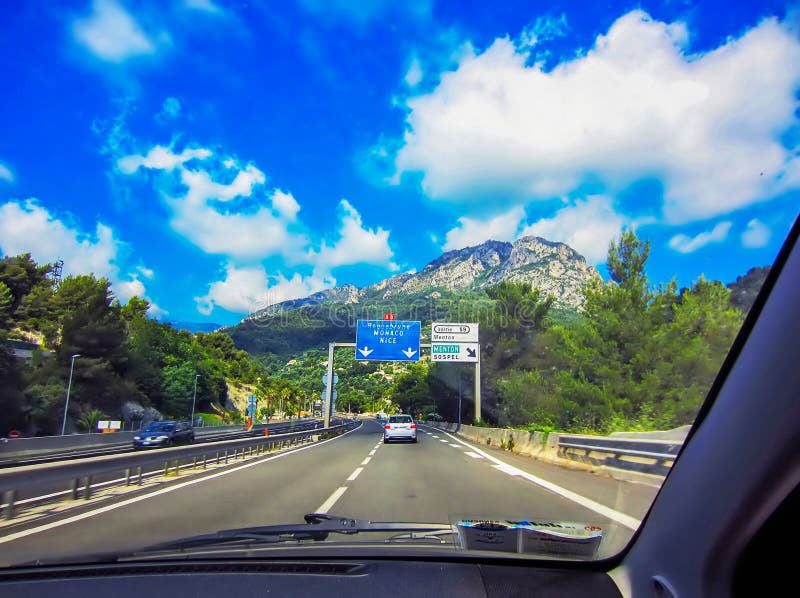 Road to Monaco stock image. Image of monaco, vacation 11557663