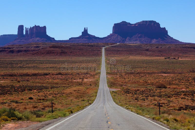 Road to Monument Valley , Utah, USA