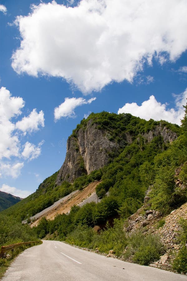 Road to the mountains