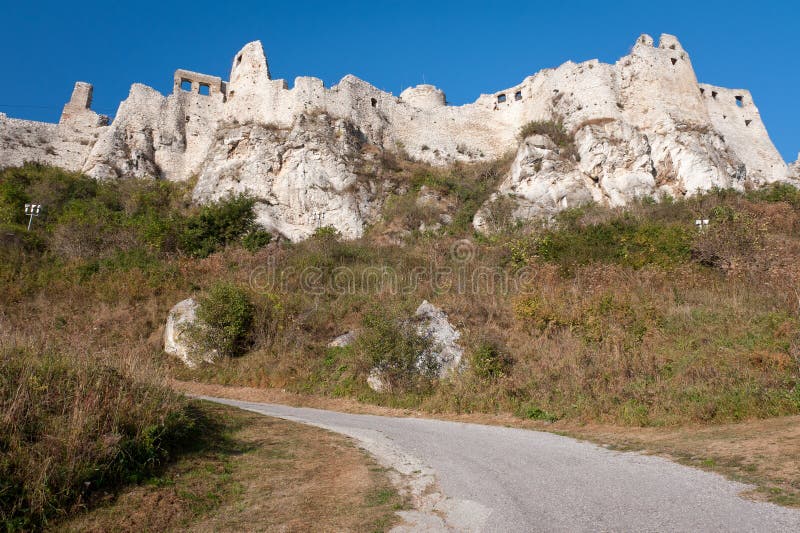 Road to Spis castle, Slovakia