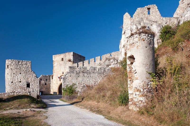 Road to Spis castle, Slovakia