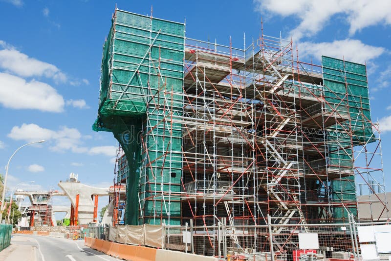 Road under reconstruction royalty free stock image