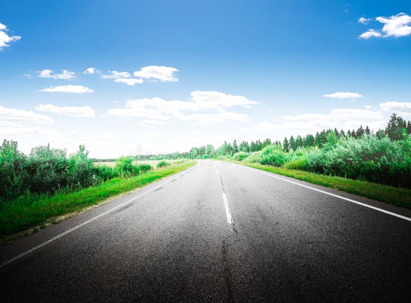 Road way forward direction royalty free stock photo