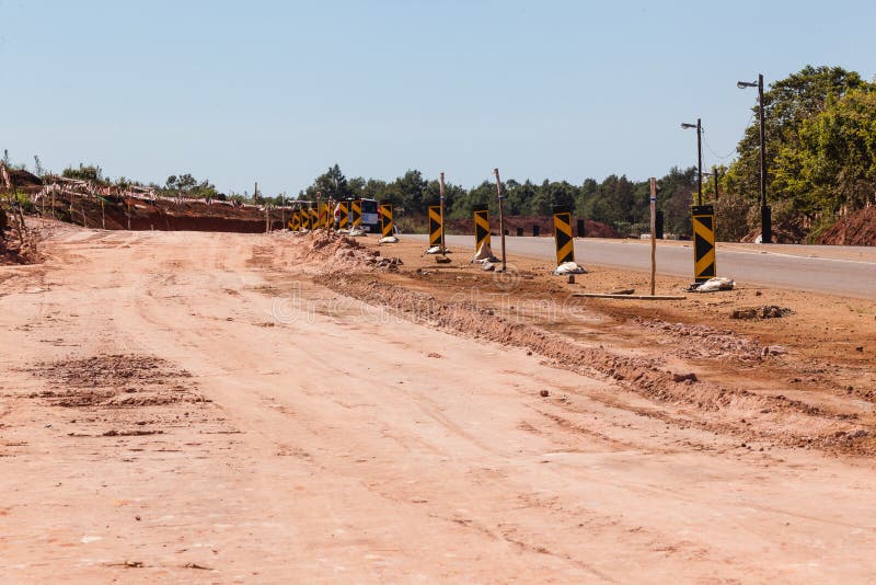 Road Widening Construction Improvements Editorial Stock Photo Image