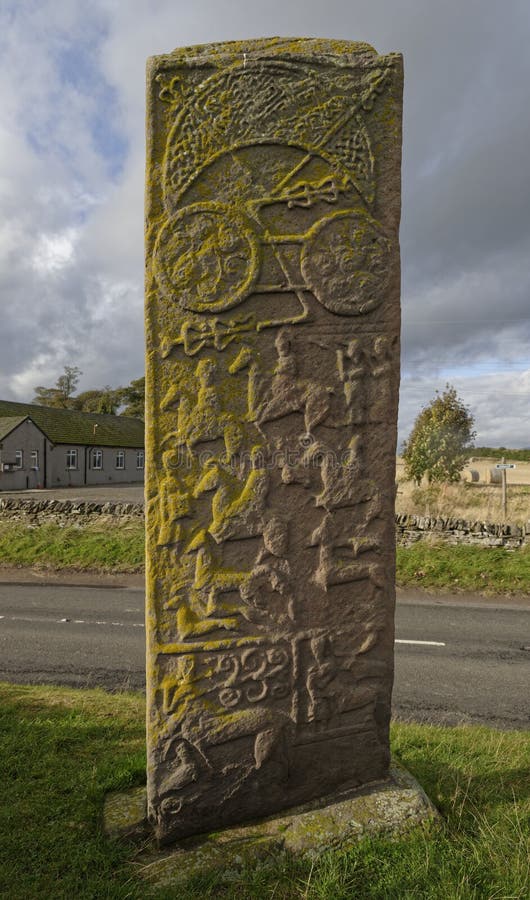 The Roadside Cross of Aberlemno 3 Sculptured Stones East Face