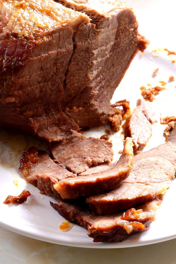 Roast beef stock image. Image of joint, sliced, cattle 21103695