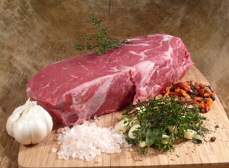 Roast beef stock image. Image of baked, lunch, filet 22642197