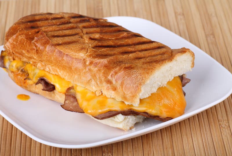 Roast Beef and Cheese Sandwich Stock Photo Image of beef, sandwich