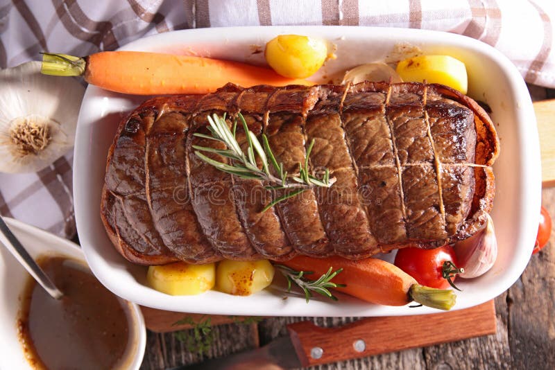 Roast beef stock photos