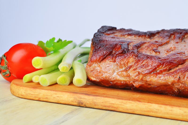 Roast Beef on Cutting Board Stock Photo Image of barbecue, dinner